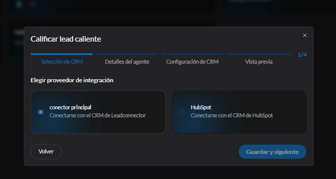 Selección de CRM — GoHighLevel